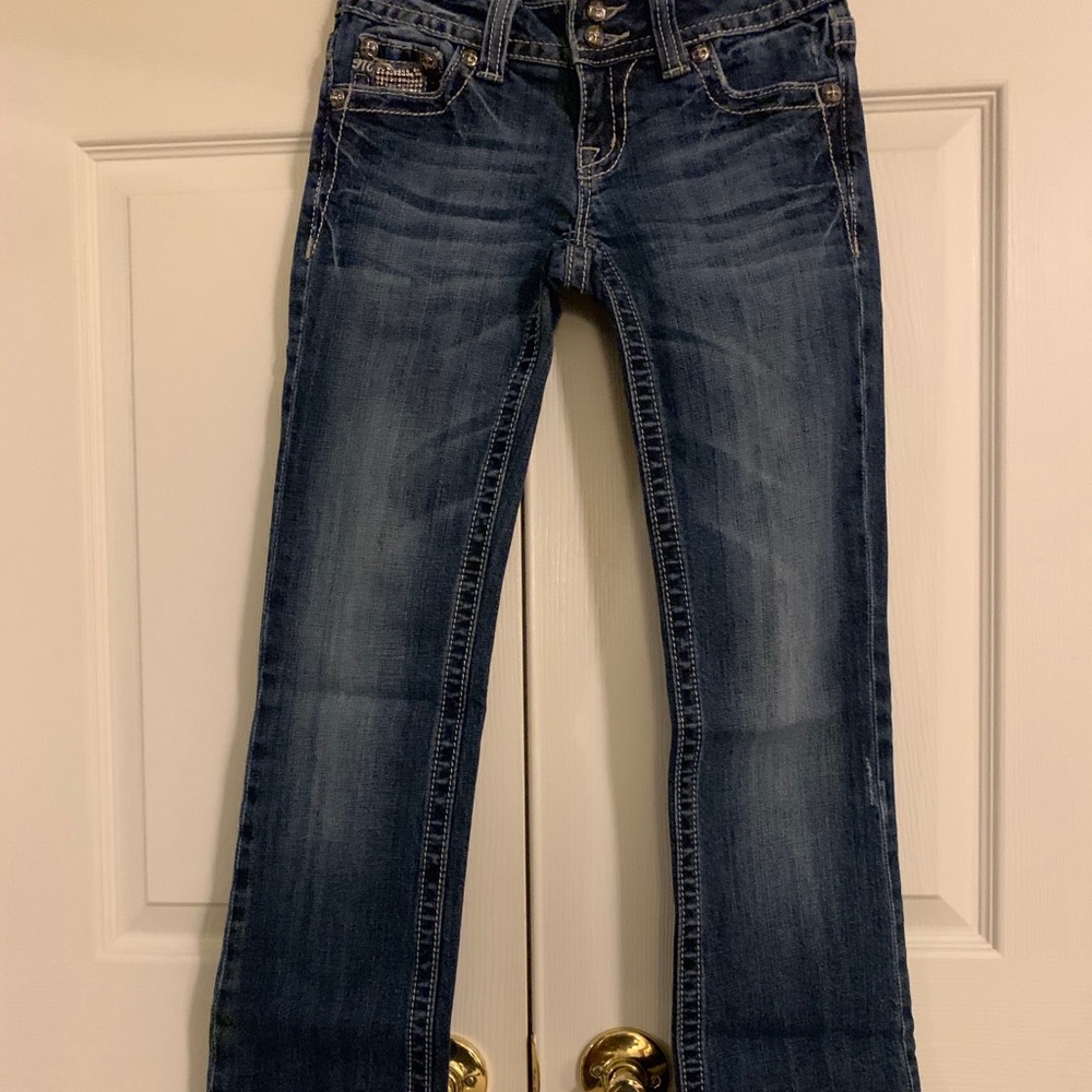 Miss Me Rhinestone Jeans - Size 26